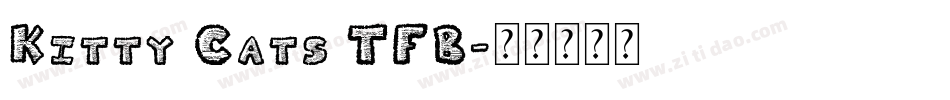 Kitty Cats TFB字体转换